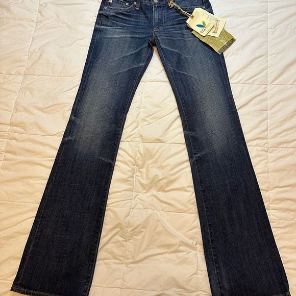 AG Anriano Goldschmied NWT womens Jeans Angel bootcut Dark wash size 26R - Picture 2 of 15